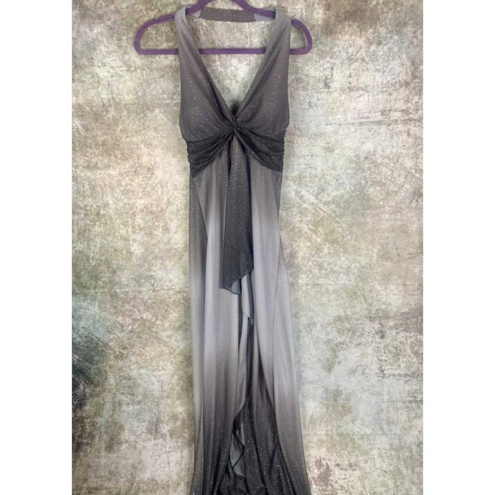 Gray Ombre Formal Dress